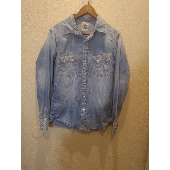 Lucky Brand Tops - 🍁LUCKY BRAND Western Style Denim Shirt